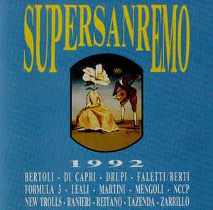 Cover for Aa.vv. · Supersanremo 1992 (CD) (1992)