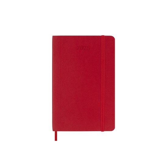 Cover for Moleskine · Moleskine 2025 12-Month Daily Pocket Softcover Notebook: Scarlet Red (Paperback Book) (2024)