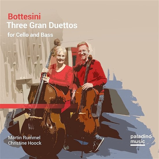 Cover for Martin Rummel / Christine Hoock · Bottesini: Three Gran Duettos For Cello And Bass (CD) (2023)