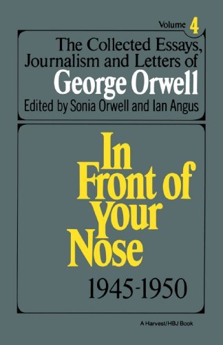 Cover for Orwell George Orwell · The Collected Essays, Journalism And Letters Of George Orwell, Vol. 4, 1945-1950 (Paperback Bog) (1971)