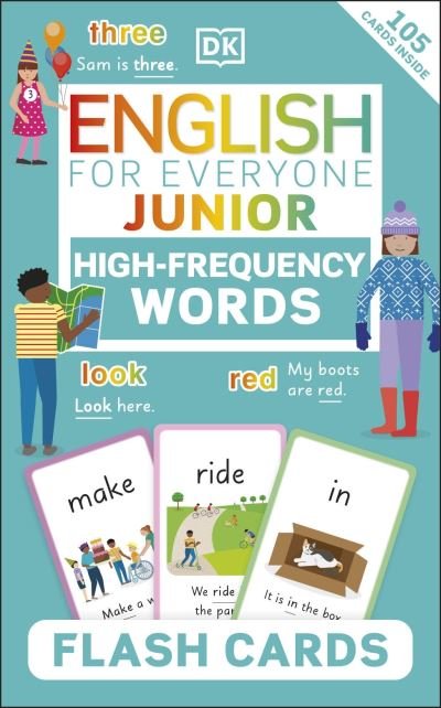 Cover for Dk · English for Everyone Junior High-Frequency Words Flash Cards - DK English for Everyone Junior (Flashcards) (2022)