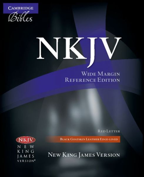 Cover for Cambridge University Press · NKJV Aquila Wide Margin Reference Bible, Black Goatskin Leather Edge-lined, Red-letter Text, NK746:XRME (Leather Book) [New edition] [Black Moroccan] (2008)