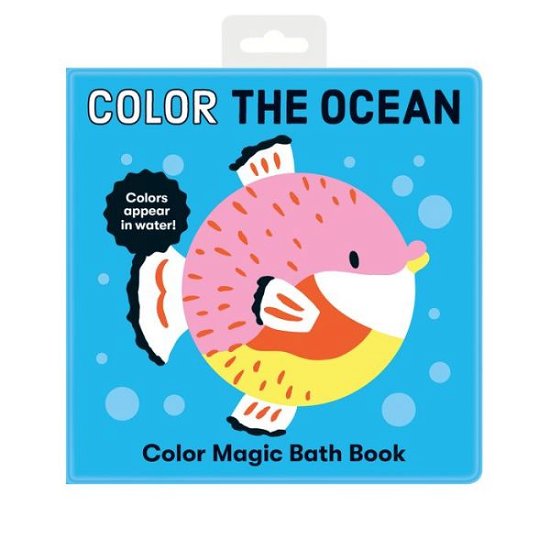 Cover for Mudpuppy · Color the Ocean Color Magic Bath Book (Board book) (2020)