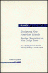 Cover for Susan Bodilly · Designing New American Schools (Paperback Book) (1995)