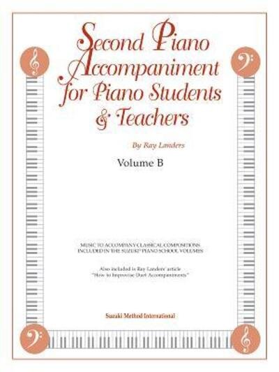 Cover for Suzuki second piano acc b (Book) (1996)