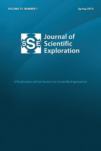 Cover for Society for Scientific Exploration · Journal of Scientific Exploration 27: 1 Spring 2013 (Paperback Book) (2013)