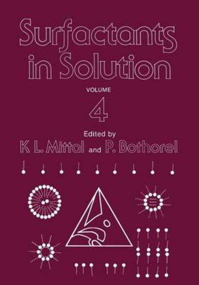 Cover for K L Mittal · Surfactants in Solution: Volume 4 (Paperback Bog) [Softcover reprint of the original 1st ed. 1986 edition] (2011)