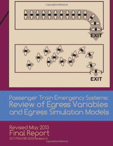 Passenger Train Emergency Systems: Reviewof Egress Variables and Egress Simulation Models - U.s. Department of Transportation - Books - CreateSpace Independent Publishing Platf - 9781494717230 - January 21, 2014