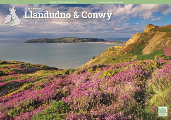 Cover for Carousel Calendars · Llandudno and Conwy A4 Calendar 2025 (Paperback Book) (2024)