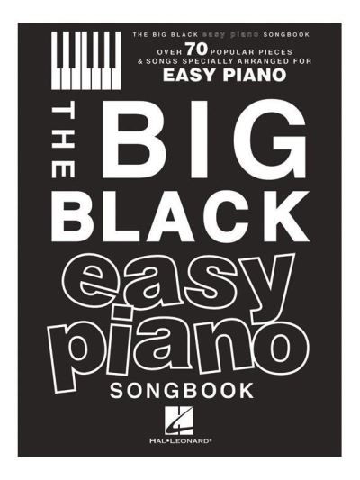 Cover for The Big Black Easy Piano Songbook (Book) (2018)