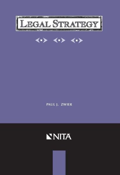 Cover for Paul J. Zwier · Legal strategy (Bok) (2015)