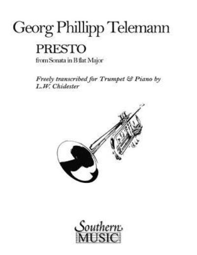 Cover for Georg Philipp Telemann · Presto (Book) (1960)