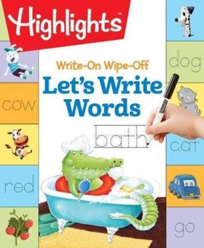 Cover for Highlights · Let's Write Words - Write-On Wipe-Off (Hardcover Book) (2018)