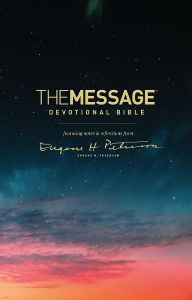 Cover for Eugene H. Peterson · Message Devotional Bible, The (Paperback Book) (2018)