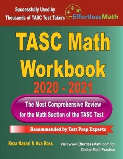 Cover for Ava Ross · TASC Math Workbook 2020 - 2021 (Paperback Book) (2020)