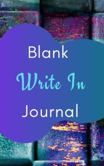 Cover for Toqeph · Blank Write In Journal (Purple Blue Abstract Art Cover) (Paperback Book) (2020)