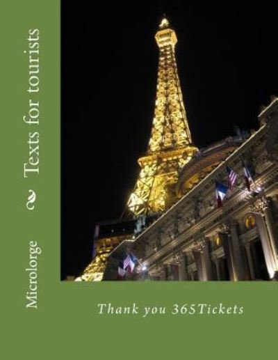 Cover for 365tickets · Texts for tourists (Pocketbok) (2018)
