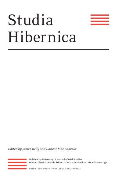 Cover for James Kelly · Studia Hibernica, Volume 42 (Book) (2016)
