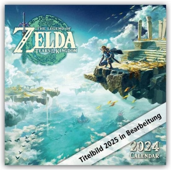 Cover for Official The Legend Of Zelda Square Calendar 2025 (Calendar) (2024)
