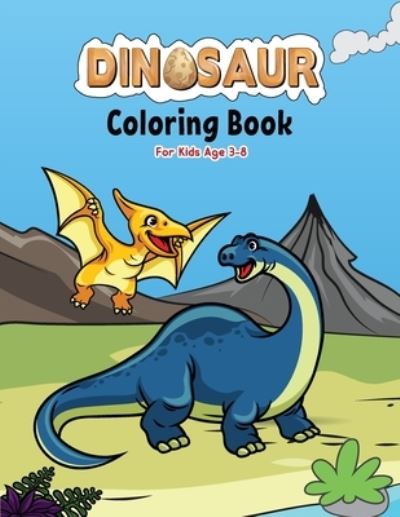 Cover for Megan Smith · Dinosaur Coloring Book (Paperback Book) (2021)