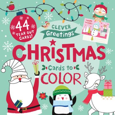 Cover for Clever Publishing · Christmas Cards to Color (Paperback Book) (2020)