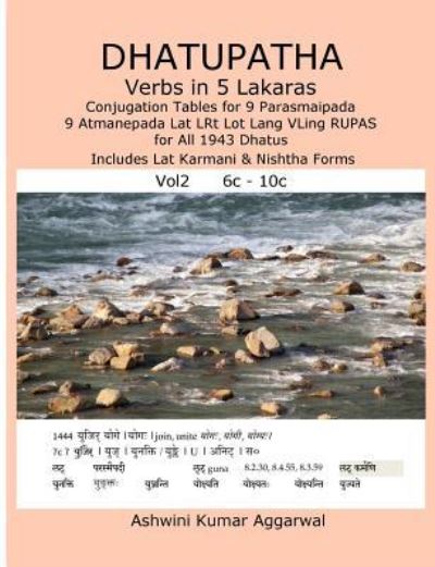 Cover for Ashwini Kumar Aggarwal · Dhatupatha Verbs in 5 Lakaras Vol2 (Paperback Book) (2017)