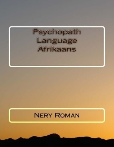 Cover for Nery Roman · Psychopath (Paperback Bog) (2018)
