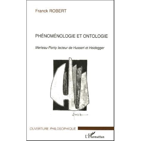 Cover for Franck Robert · Phénoménologie et ontologie (Paperback Book) (2020)