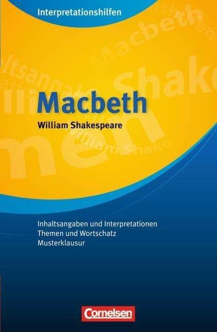 Cover for William Shakespeare · William Shakespeare Macbeth.Interpret. (Bok)
