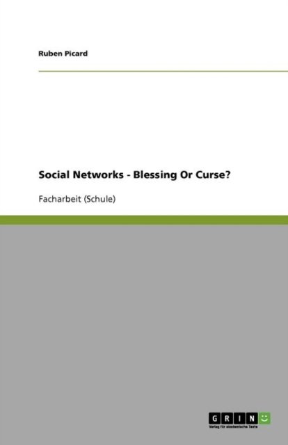 Cover for Picard · Social Networks - Blessing Or Cu (Bog) [German edition] (2011)