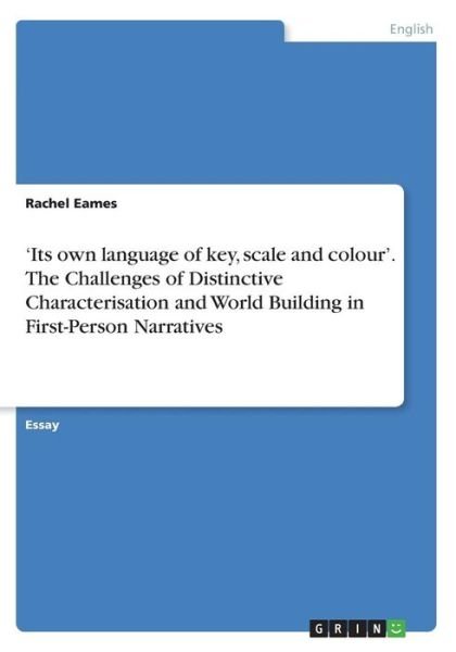 'Its own language of key, scale a - Eames - Bücher -  - 9783668240230 - 20. Juni 2016