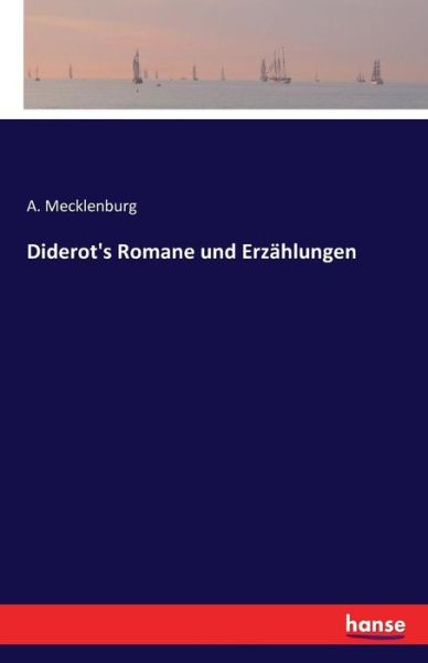 Cover for Mecklenburg · Diderot's Romane und Erzähl (Book) (2016)