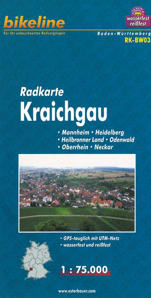 Kraichgau, Bikeline Radkarte - Esterbauer - Books - Esterbauer Verlag - 9783850003230 - March 31, 2012