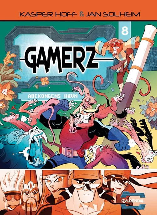Cover for Kasper Hoff · Gamerz: Gamerz 8 - Abekongens hævn (Inbunden Bok) [1:a utgåva] (2019)