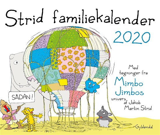 Jakob Martin Strid: Strid familiekalender 2020 - Jakob Martin Strid - Böcker - Gyldendal - 9788702288230 - 16 september 2019