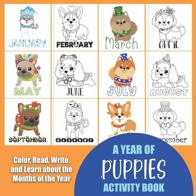 Cover for Years Truly · Year of Puppies Activity Book (Paperback Book) (2020)