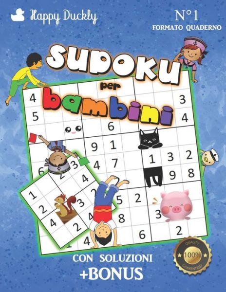 Cover for Happy Duckly Italia · Sudoku per Bambini (Paperback Book) (2020)