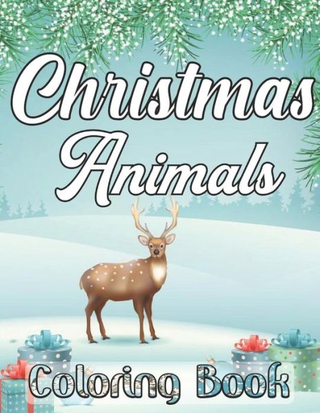 Cover for Linda Grant · Christmas Animals Coloring Book (Paperback Book) (2020)