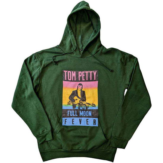 Cover for Tom Petty &amp; The Heartbreakers · Tom Petty &amp; The Heartbreakers Unisex Pullover Hoodie: Full Moon Fever (Green) (Hoodie)