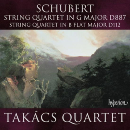 Cover for Takacs Quartet · Schubert: String Quartets D112 &amp; 887 (CD) (2024)