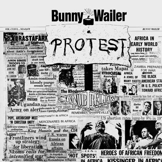 Cover for Bunny Wailer · Protest (Black) (LP) (2020)