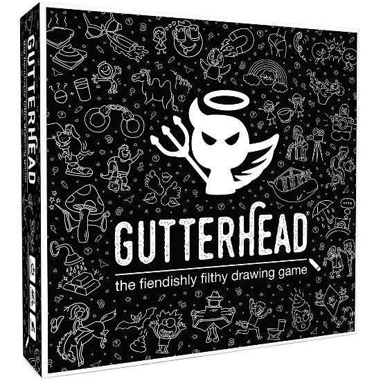 Cover for Gutterhead  The Fiendishly Filthy Drawing Game Boardgames · Gutterhead (MERCH)