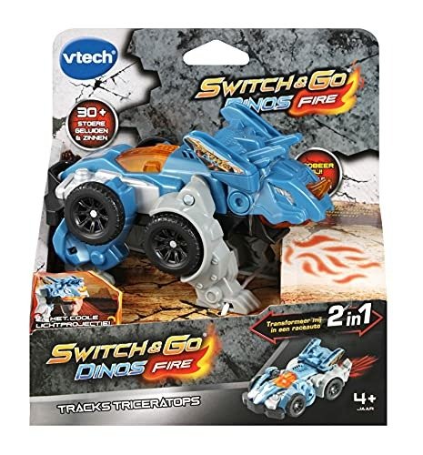 Cover for Vtech · 80542923 - Switch &amp; Go Dino Fire - Tracks Triceratops - Niederlaendisch (Legetøj)