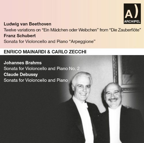 Cover for Mainardi / Zecci · Shubert, Beethoven, Brahms, Debussy (CD) (2011)