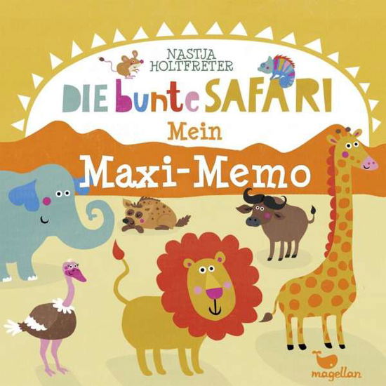 Cover for Die Bunte Safari · Die bunte Safari - Mein Maxi-Memo (Kind (Book)