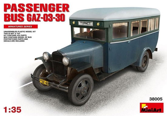 Cover for MiniArt · 1/35 Passanger Bus Gaz-03-30 (Toys)