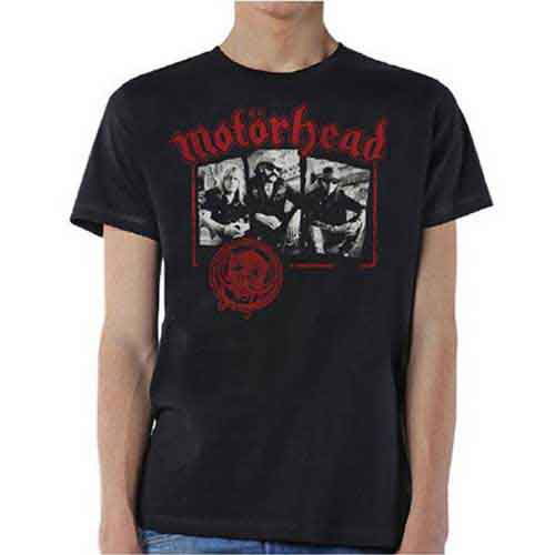 Motörhead · Motorhead Unisex T-Shirt: Stamped (T-shirt) [size L] [Black - Unisex edition] (2020)