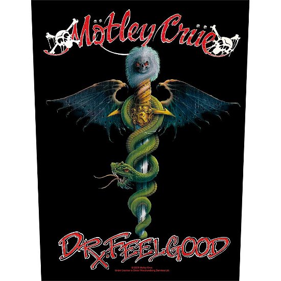 Motley Crue Back Patch: Dr Feelgood - Mötley Crüe - Fanituote -  - 5056365727231 - 