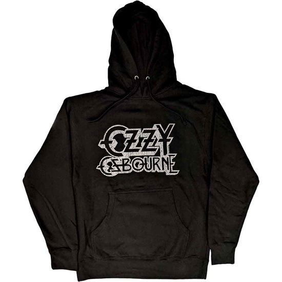 Ozzy Osbourne Unisex Pullover Hoodie: Vintage Logo - Ozzy Osbourne - Merchandise -  - 5056561060231 - 