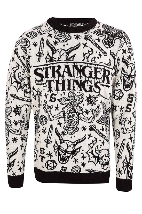 Stranger Things Sweatshirt Christmas Jumper Collag - Stranger Things - Merchandise -  - 5056599748231 - 25. oktober 2022